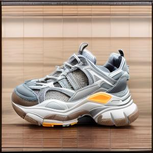 Quality MD Outsole Custom Women's Sneakers Breathable Thick Sole Casual Shoes wholesale