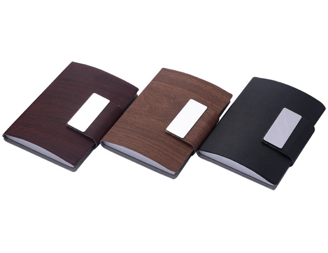 Debossing Personalized Business Card Holder Zinc Alloy Metal Business Card Holder