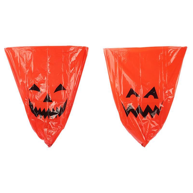 Party Outdoor Twist Ties Decorations Leaf Halloween Trash Bags For Yard Lawn Garden