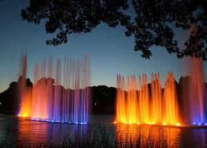 Quality Modern Saudi Arabia Riyadh Music Dancing Fountain With Colourful Light wholesale