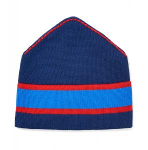 Quality Striped Slouchy Beanie Hat Womens , Soft Warm Hand Knitted Beanies For Winter wholesale