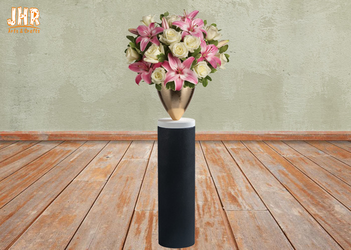 Frosted Planters White Planter Clay Pot Planters Black Pedestal Garden Planters Flower Planter Plant Stand