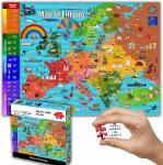 Color Europe Map 1000 Piece Paper Jigsaw Puzzle For Kids 12+ Teens Adults