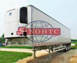 48ft Refrigerated Box Trailer , Tri Axle Refrigerated Trailer 12.00R20 Tire