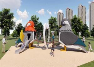 Quality Customized Stainless Steel Tunnel Slides For Kid Playground Park wholesale
