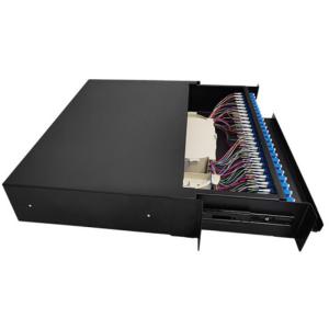 Quality 48 Port LC Fiber Patch Panel 96 Core 2U Indoor Use Protective wholesale