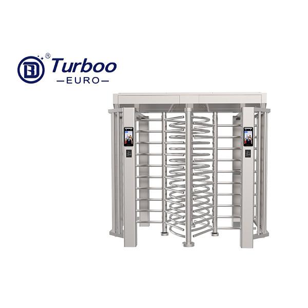 Semi - Automatic Access Control Full Height Turnstile High Temperature Resistant