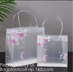 Loop Handles, Shopping Bags With Gusset Cardboard Bottom, Frosted Merchandise