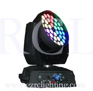 Quality 36 LED RGBWA+UV 6-in-1 led moving head wash for DISCO KTV zoom light wholesale