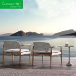 Hotel Restaurant Home Dining Wooden Chair with Teak Material and Mail Packing