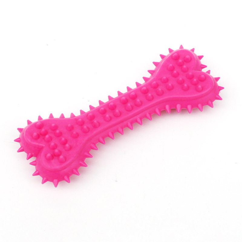 Pet Chew Toy for Dogs Teeth Cleaning Juguetes Para Mascotas 0.09kg Rubber Toothbrush Stick