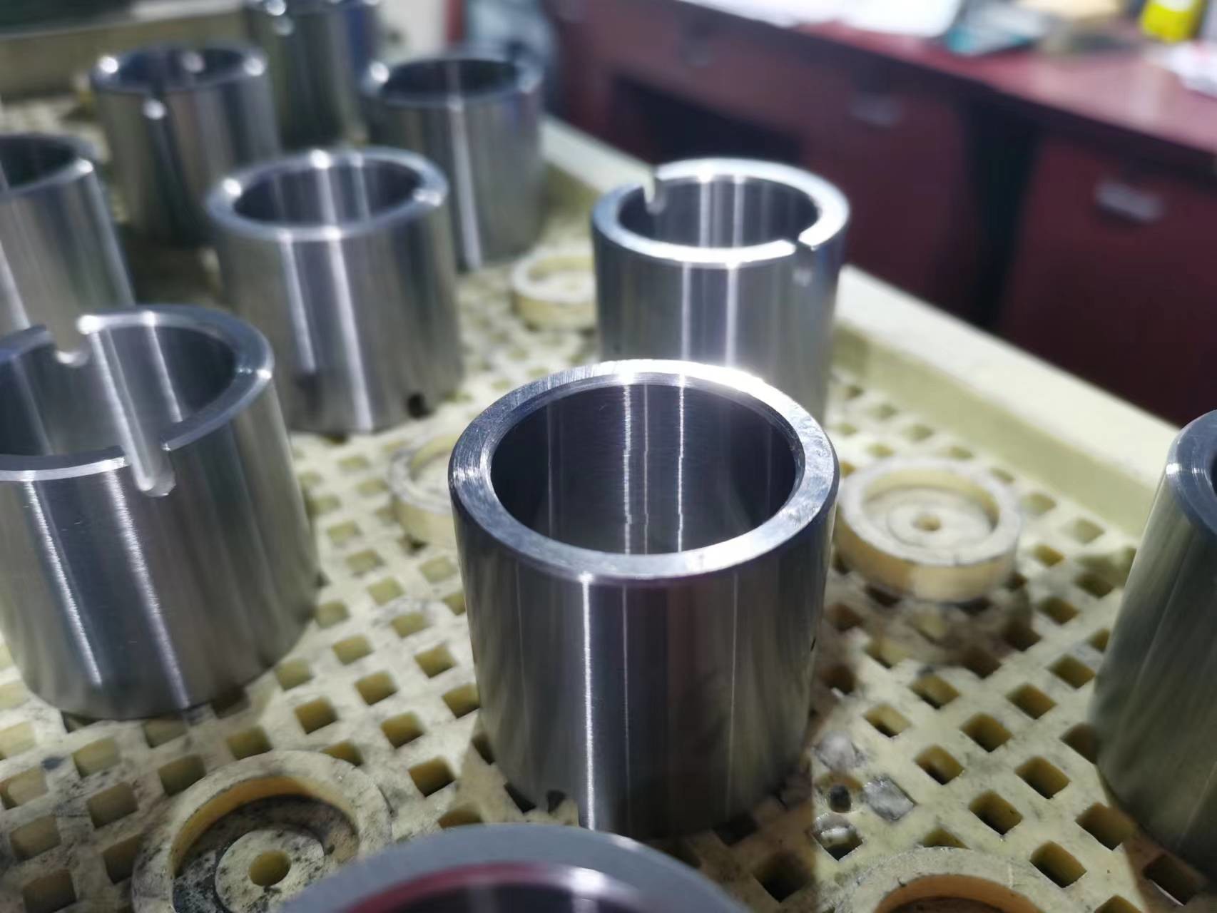 OEM ODM Custom Tungsten Carbide Mechanical Seal Bushing High Hardness