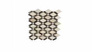 Quality 1x1 2x2 Wall Stone Mosaic Tiles , Mosaic Tile Sheets Fashion Custom Size wholesale