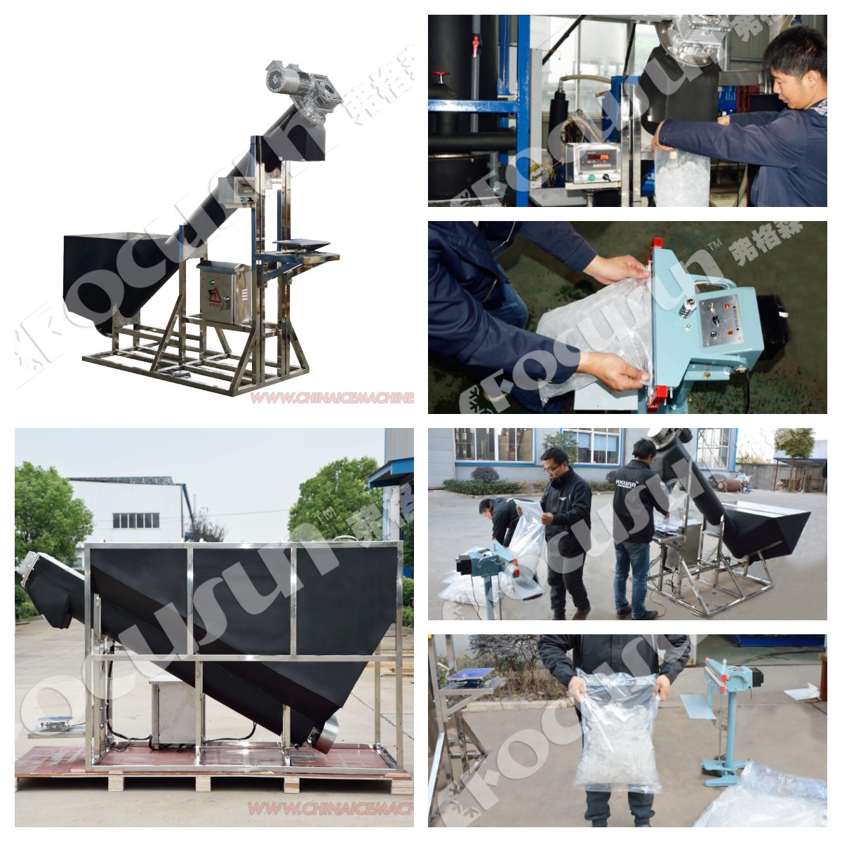 30000kg Ice Storage Capacity Unbeatable 30Tons Tube Ice Machine from Focusun Original