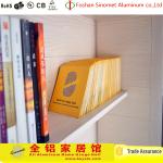 Living Room Aluminium Fabrication Bookshelf Antique Style With Glass Door