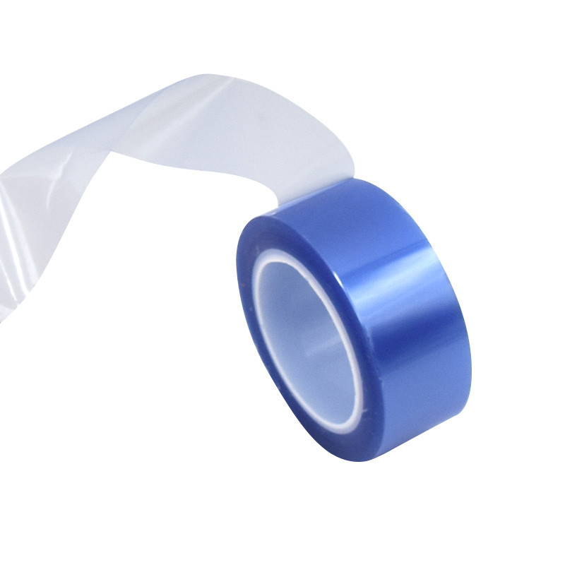 90mic Blue Adhesive Double Sided PET Tape Heat Resistant Masking Tape
