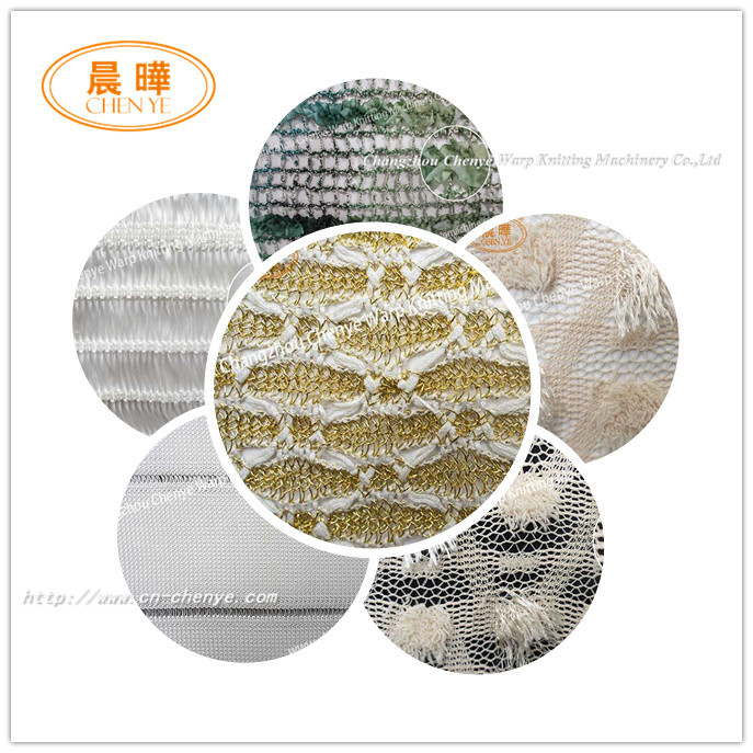 Power Saving Mesh Fabric Machine , Single Needle Fully Automatic Raschel Machine