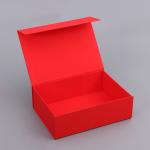 Customized magnetic flip-top box foldable wrapping paper card box cosmetics tea