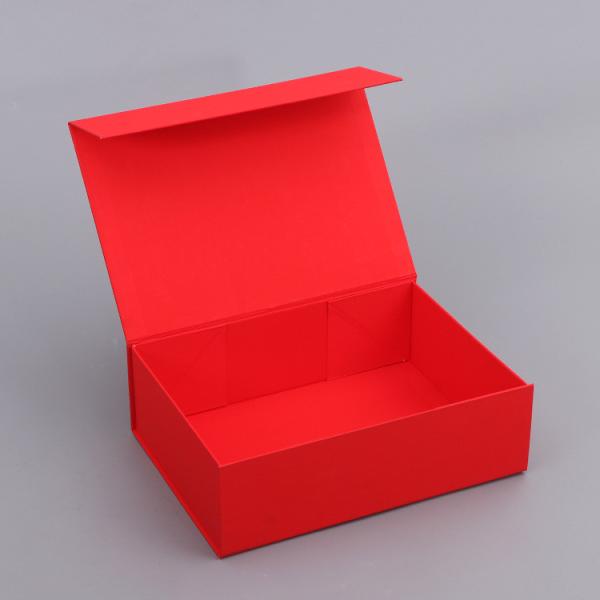 Customized magnetic flip-top box foldable wrapping paper card box cosmetics tea