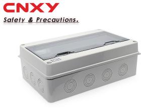 Quality Water Resistant Plastic Circuit Box 220 / 380 Voltage With Transparent Flip wholesale