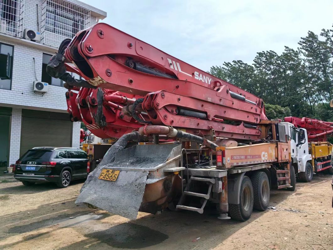 2014 Sy 38m Concrete Boom Pump Machine Equipment Used Concrete Pump Truck