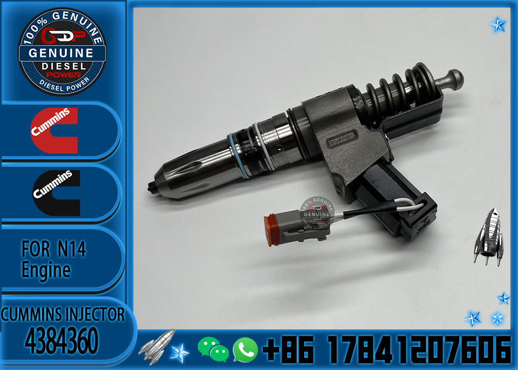 Genuine Diesel engine parts for Cummins KTA19 KTA38 KTA50 Injector 3406604 4384360