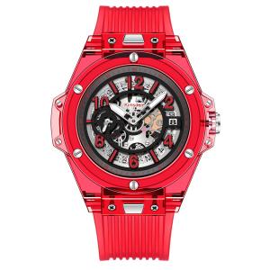 Quality Transparent Silicone Lovers Quartz Crystal Watch Waterproof Fashion wholesale