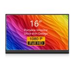 LED Backlight Full HD 1080P 16 Portable Monitor For Smartphone / Laptop