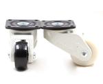 Nylon 800kg 55MM Swivel Light Duty Caster Wheels Impact Resistance