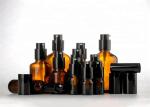 Amber Small Cosmetic Containers , Essential Oil / Brown Empty Cosmetic