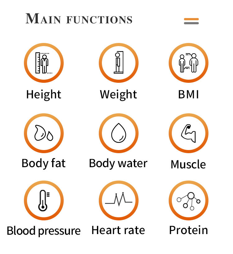 Hospital Body Fat Test Machine Blood Pressure Bmi Height And Weigh Scale
