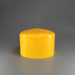 Yellow Plastic 55mm Shampoo Bottle Cap Leakage Resistant