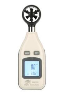 China GM816A 6F22 9V Portable Digital Anemometer Air Flow Meter on sale