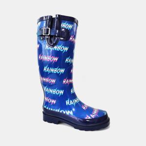 Quality ISO9001 Size 6 Women'S Rain Boots , Printable Original Tall Waterproof Rain Boot wholesale