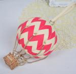 Check hot air balloon creative decorative chain handbag leather clutch female