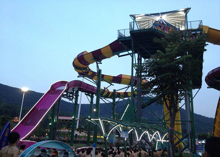 Thrilling Giant Boomerang Water Slide 18.75m Height
