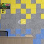 Harmless Ceiling Acoustic Sound Tiles Multipurpose Lightweight