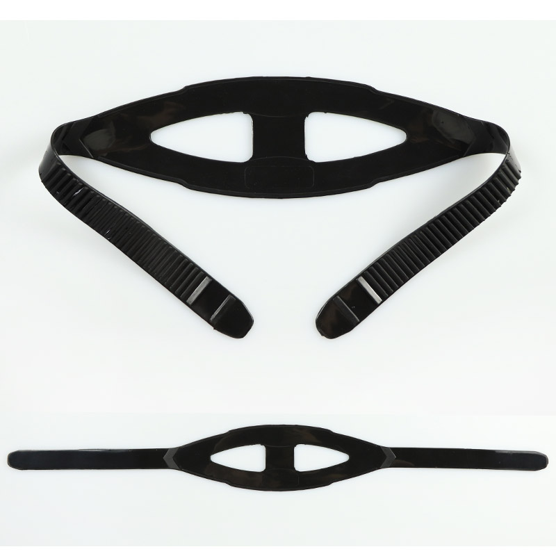 56cm Dive Mask Replacement Parts Snorkel Strap White Transparent