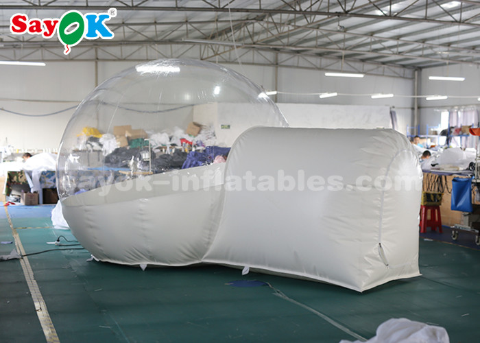 Inflatable Transparent Tent 3m PVC Outdoor Inflatable Bubble Tent For Family Camping Backyard CE SGS ROHS