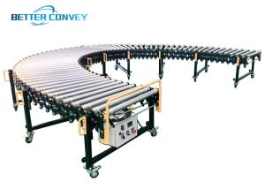 Quality Horizontal Skate Retractable Flexible Roller Conveyor wholesale
