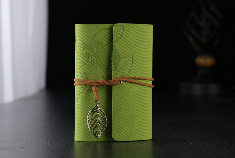 A6 Retro Notebook Diary Notepad Literature PU Leather for Traveler Journal Planners