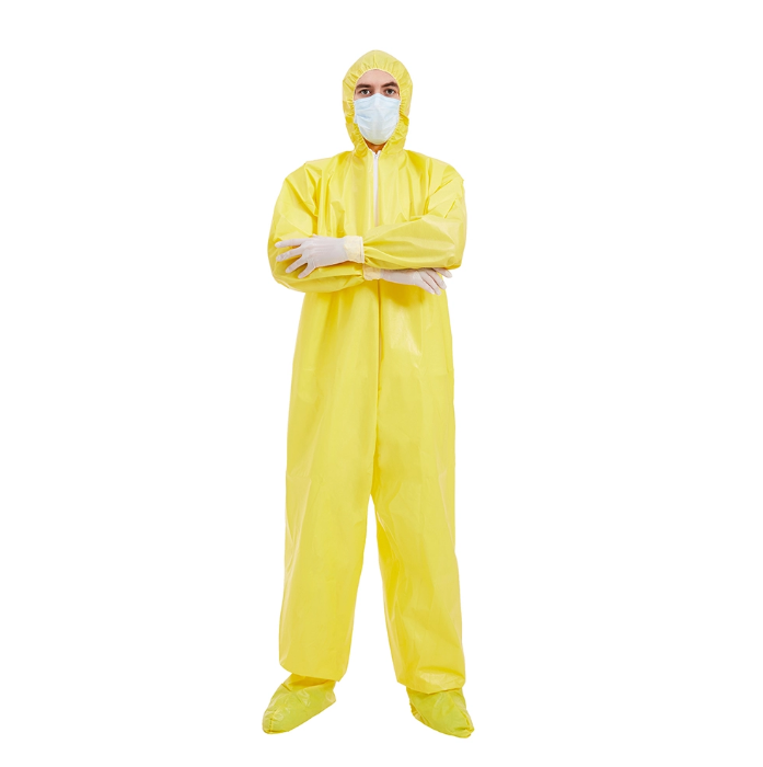 EN14126 FDA Disposable Protective Coverall medical Oil Resistant