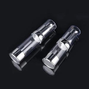 Quality Clear Empty Facial Serum Pump Packaging White 10ml - 30ml wholesale