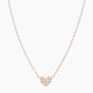 Quality Heart Pave White CZ Women's Layer 925 Sterling Silver Necklace wholesale