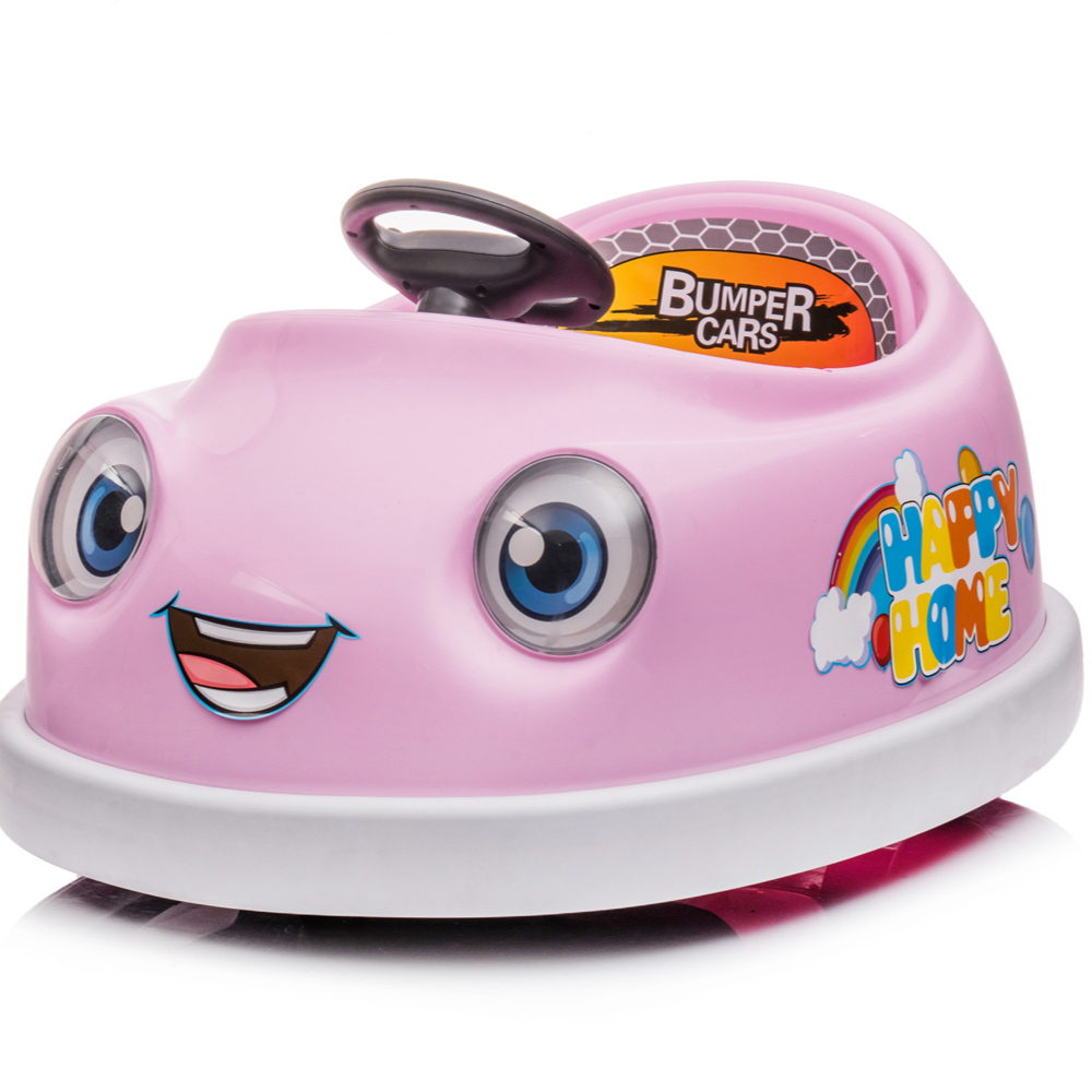 Kids' Ride On Electric Bumper Cars with Music LED Lights and Carton Size 78.5*60*38.5cm