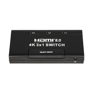 Quality 3840x2160 60Hz 600Mhz 3 Port HDMI 4K Switcher wholesale