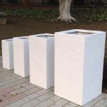 Powder Coated Finishing Fiber Clay Planters For Gardening Needs