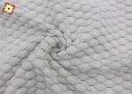 Air Layer Elastic Mattress Quilting Fabric Jacquard Grey Bamboo Fiber Mattress