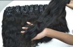 Remy Human Double Weft Cambodian Virgin Hair Loose Wave Natural Black