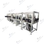 Industrial Glove Box Battery Making Machine Double Four Station Battery